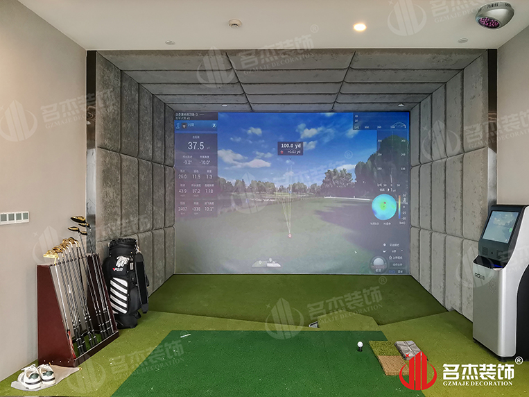 高爾夫球區裝修實景效果